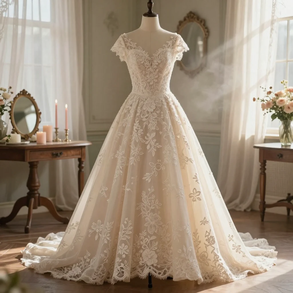 6. Tea-Length Dress