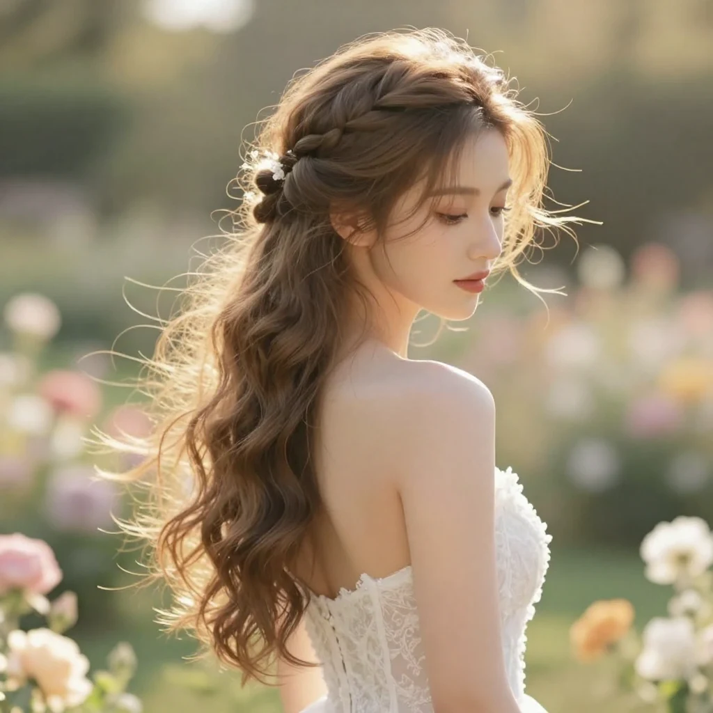 7. Romantic Side Braid