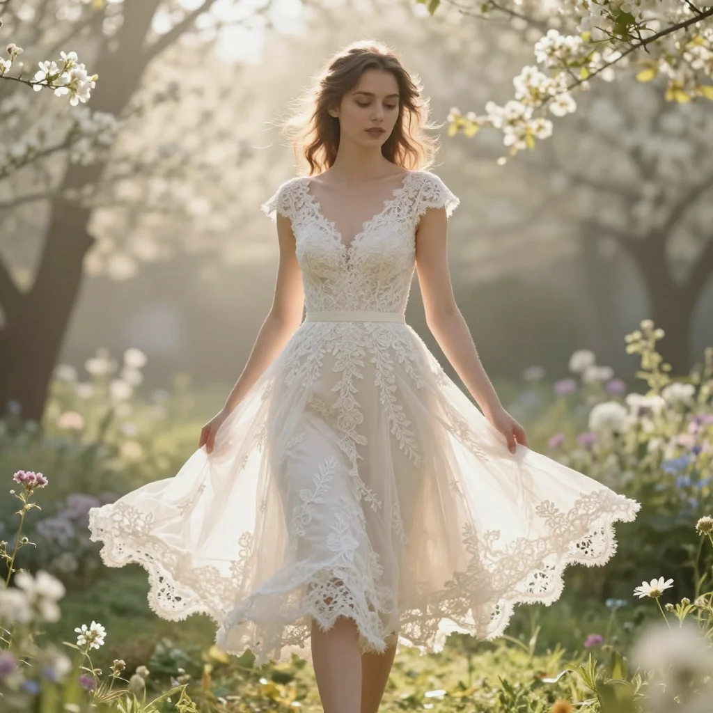 7. Short Lace Dress