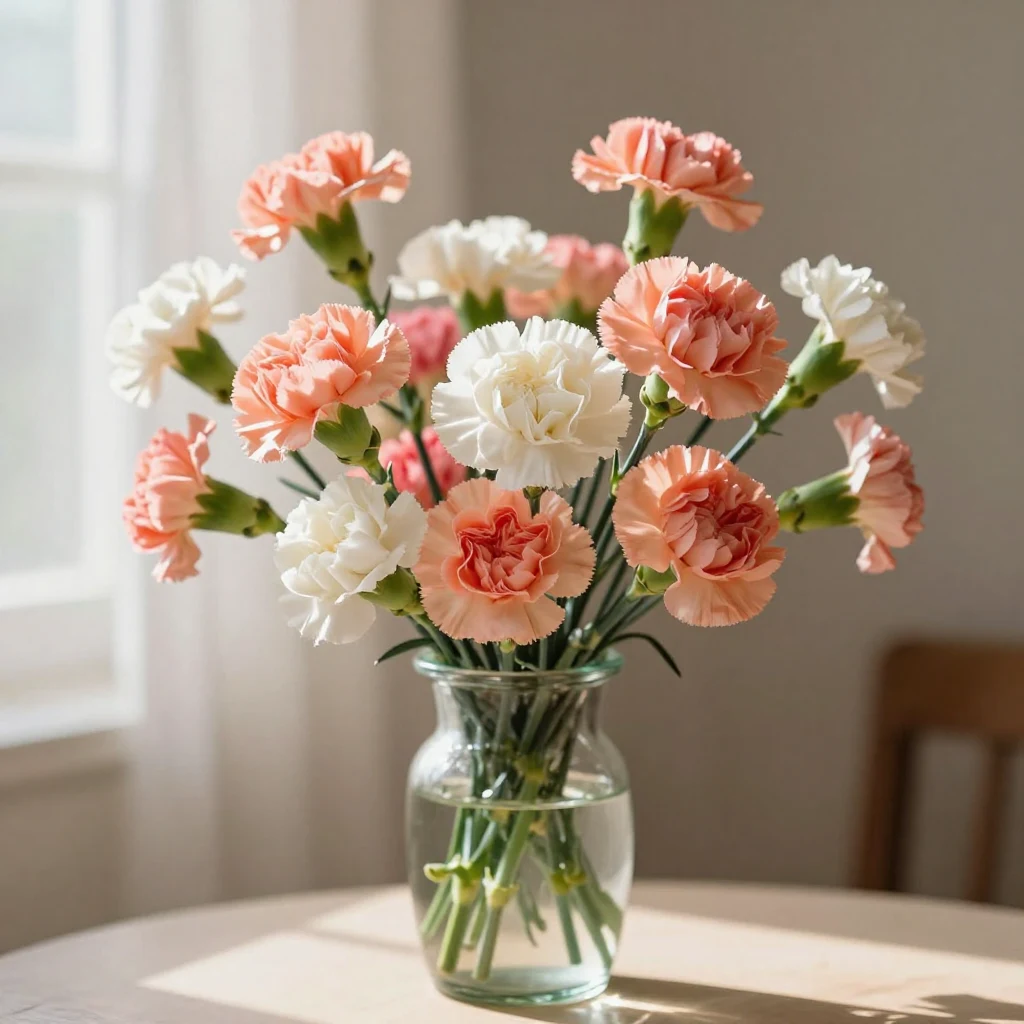 8. Colorful Carnations