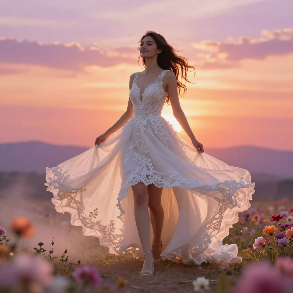 8. High-Low Hem Dress