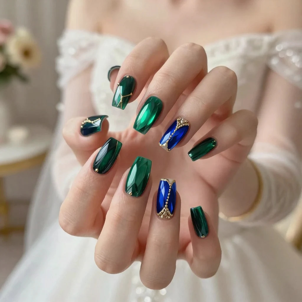 8. Jewel-Toned Wraps