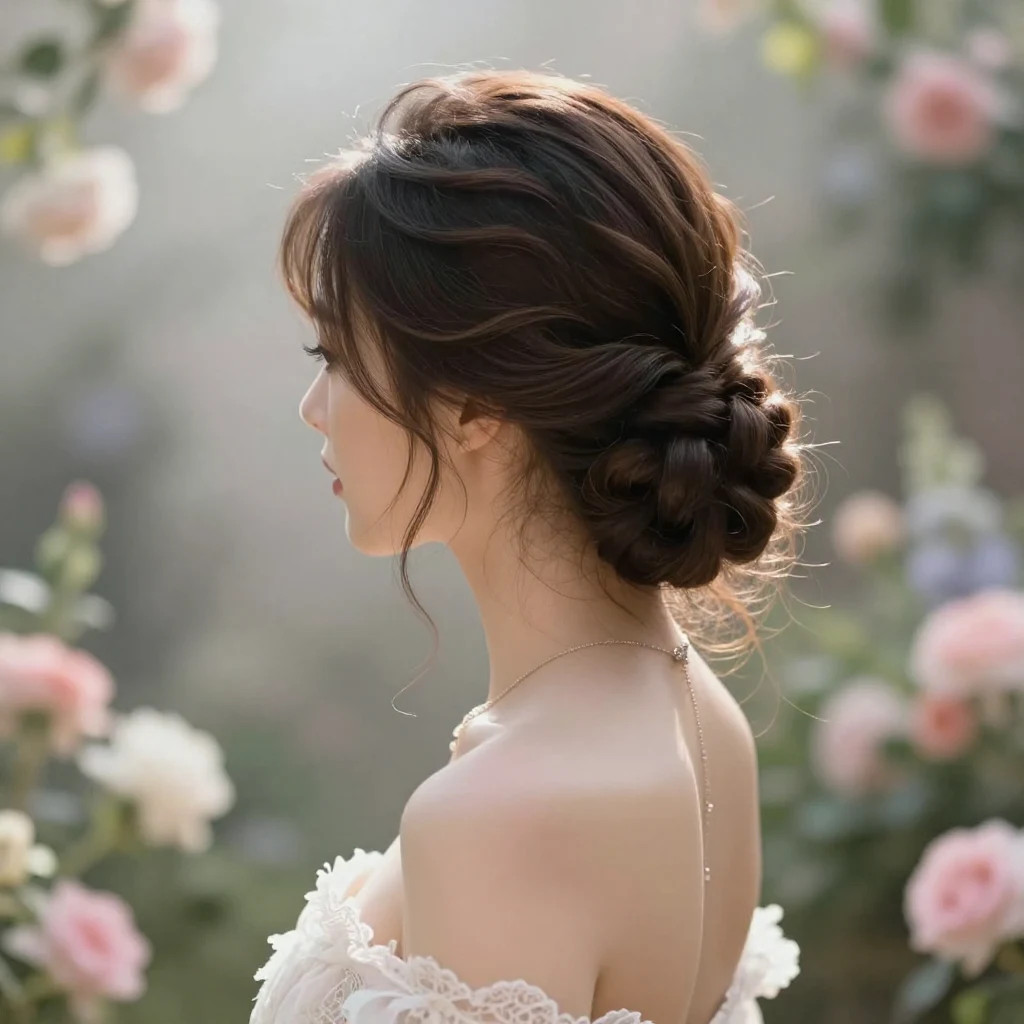 8. Low Chignon
