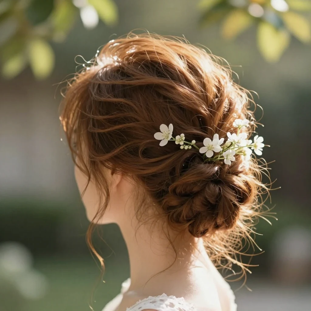 8. Messy Chignon