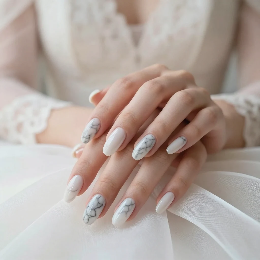 9. Elegant Marble Effect