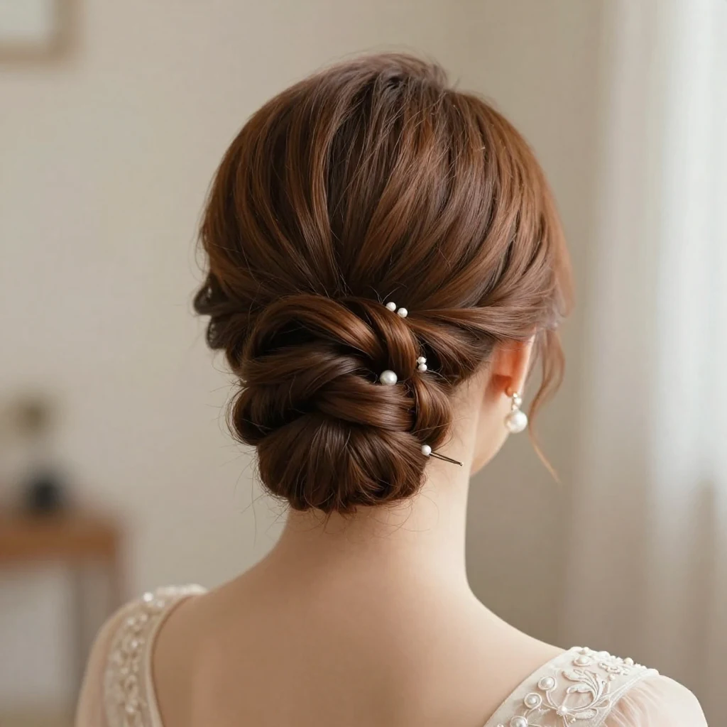 9. Formal Updo Bun