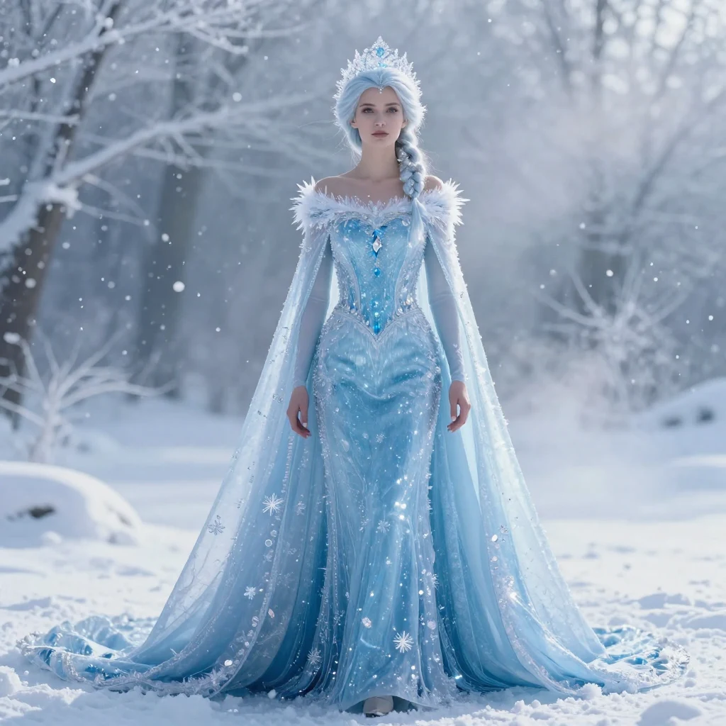 9. Frozen's Icy Queen Look