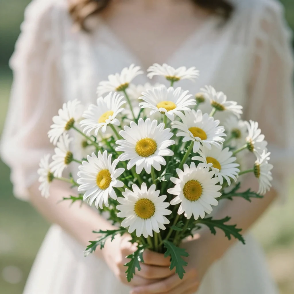 9. Graceful White Daisy