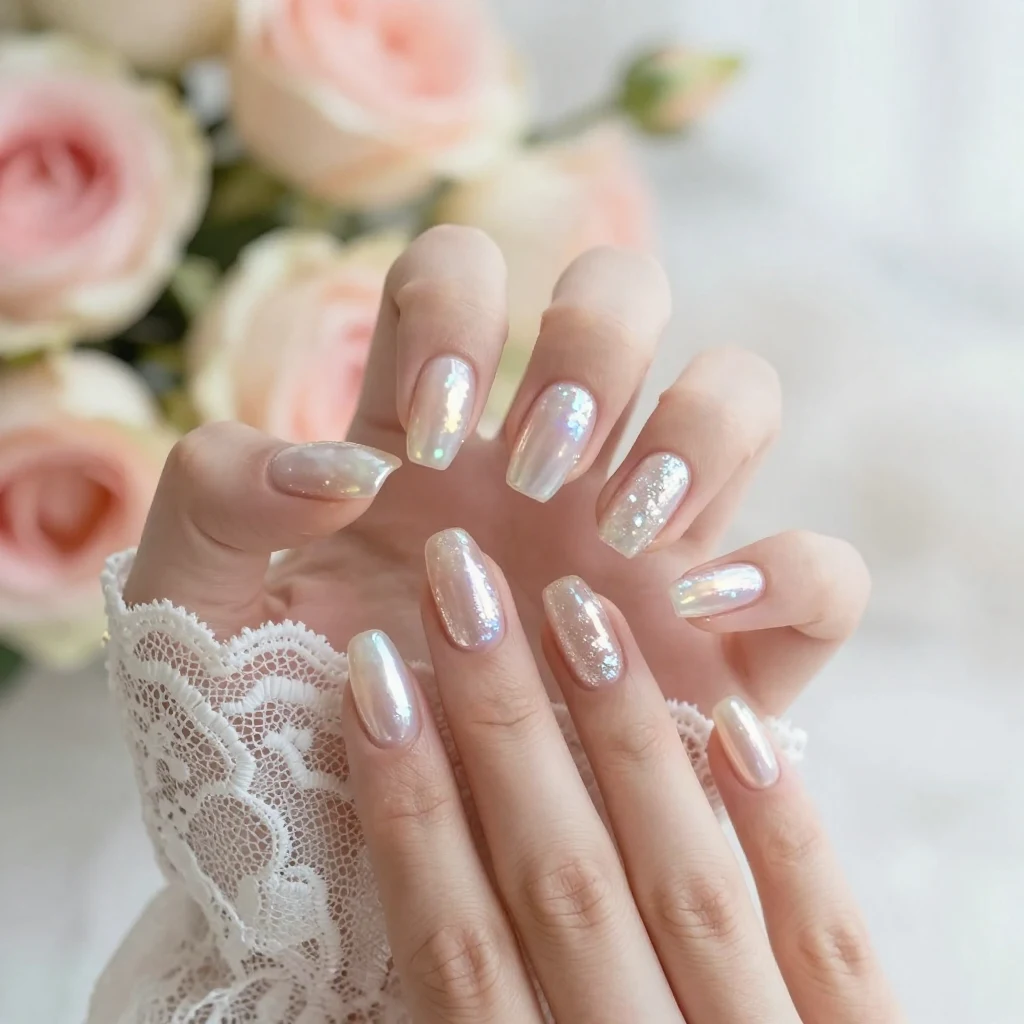 9. Shimmery Pearl Finish