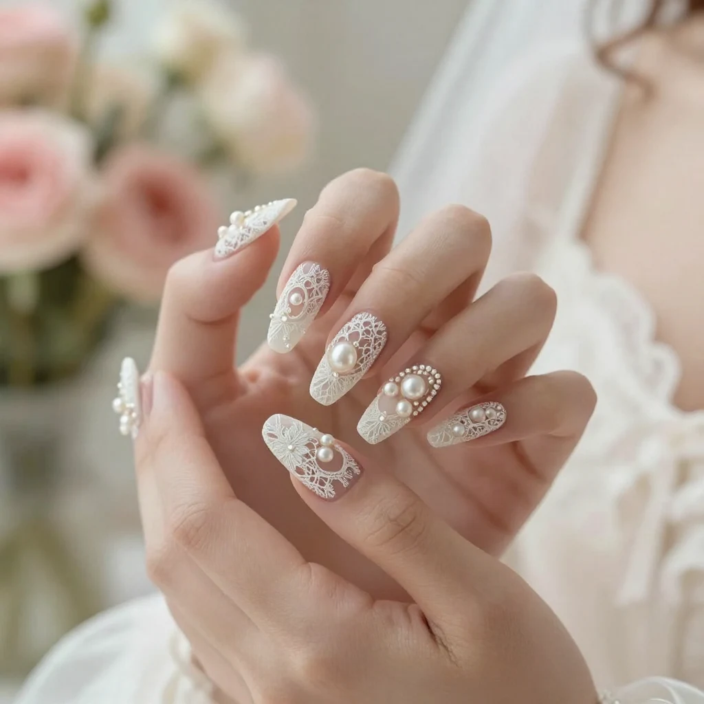 9. Vintage-Inspired Nail Art