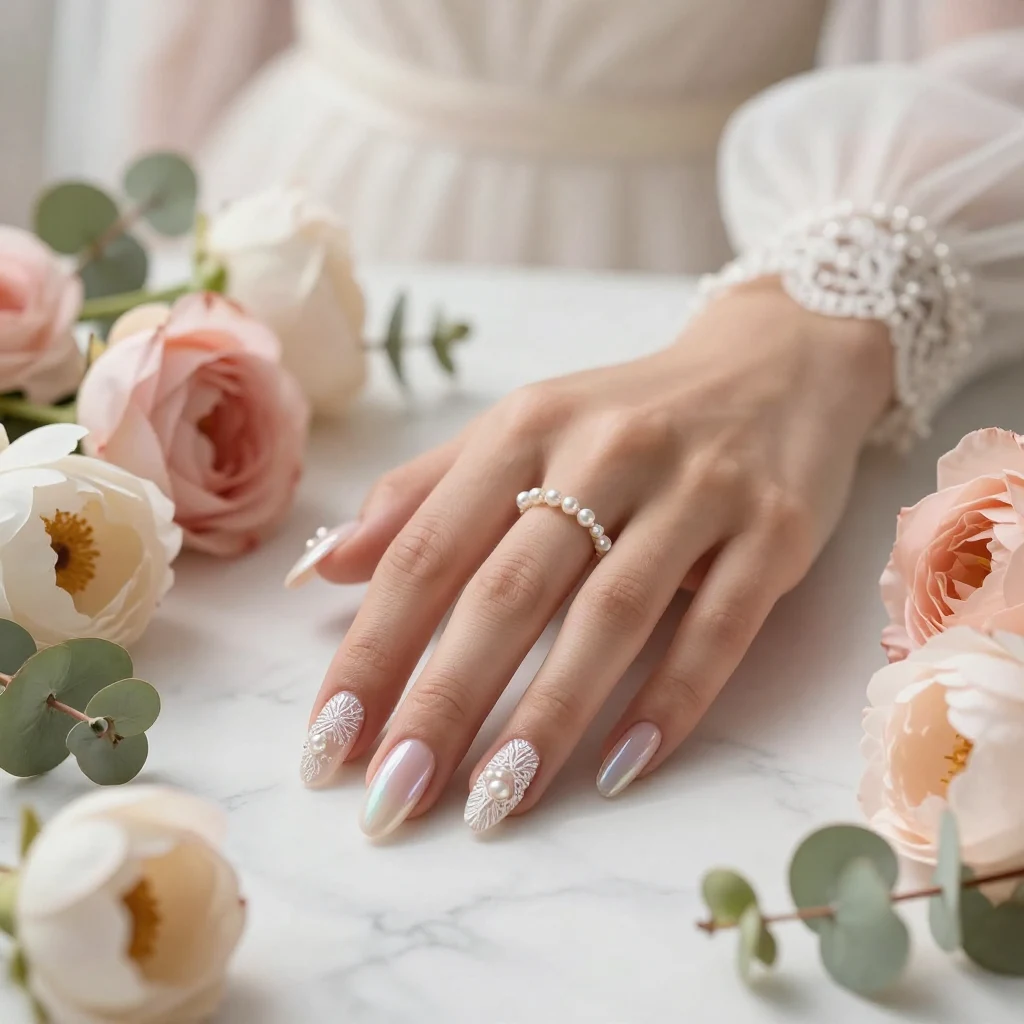 25 Bridal Nail Designs That Scream Luxury & Elegance