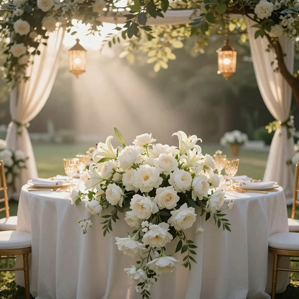 17 White Wedding Flower Ideas for a Pure Classic & Timeless Bridal Look