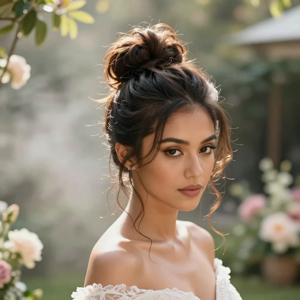 11. High Messy Bun