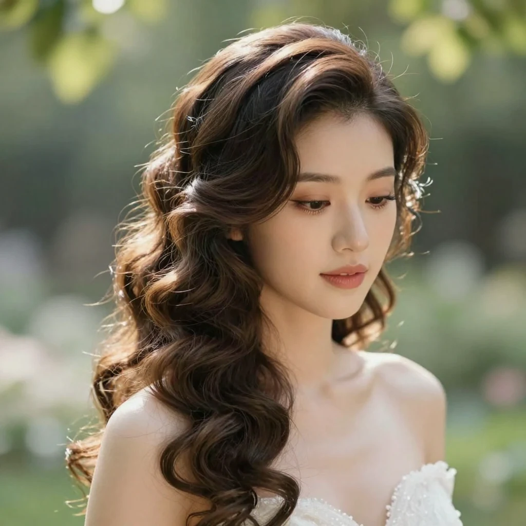 11. Side-Swept Curls