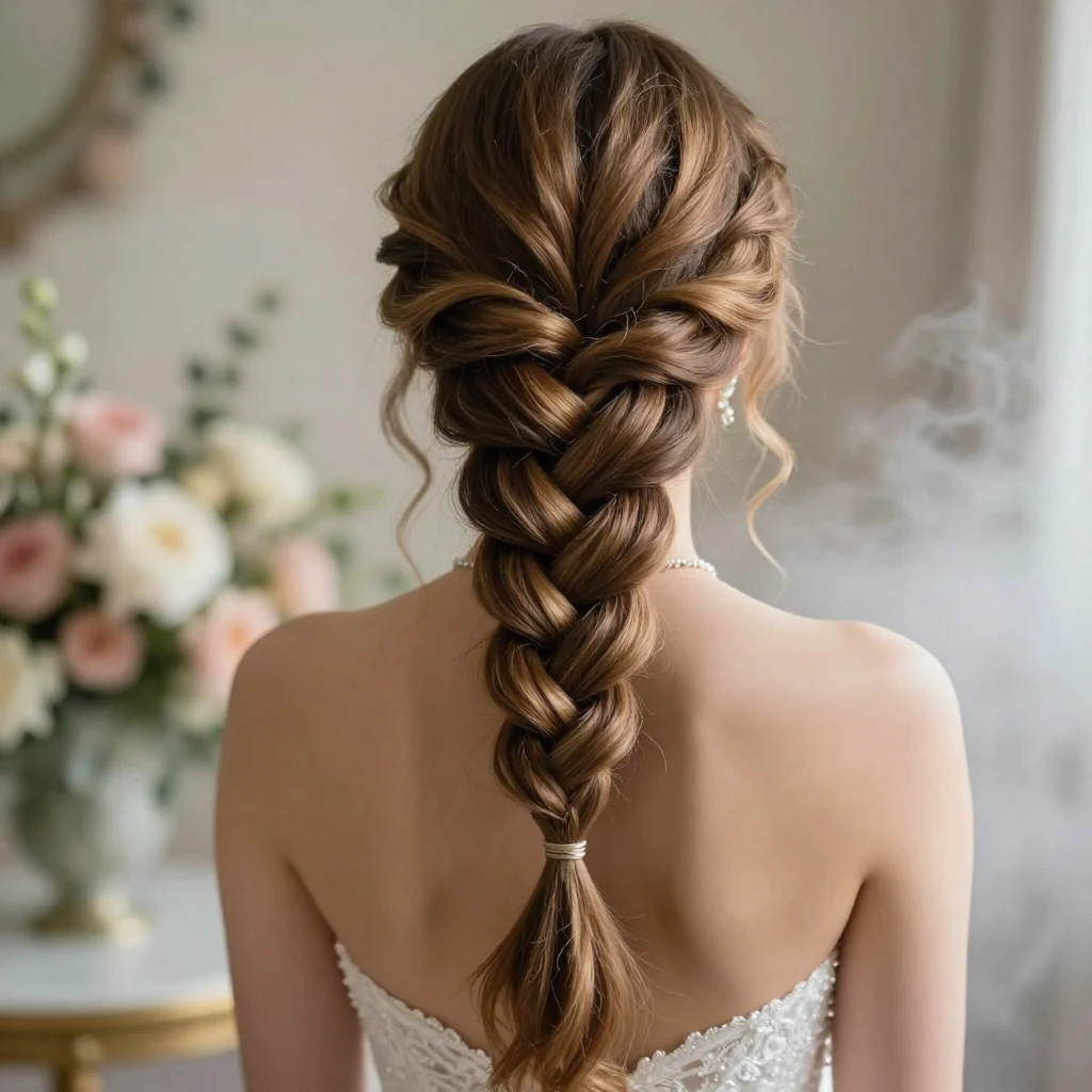 12. Elegant Fishtail Braid