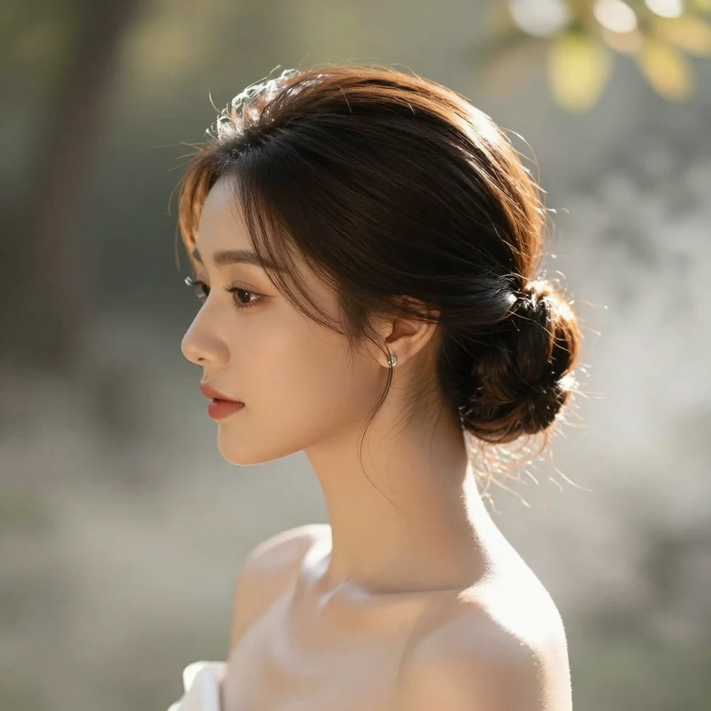12. Sleek Low Bun