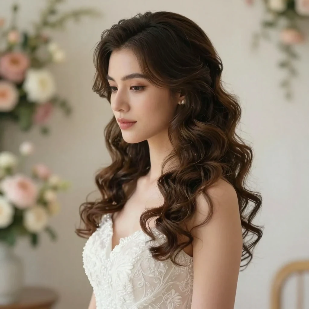 13. Side-Swept Glam