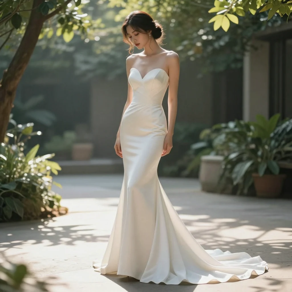15. Minimalist Mermaid Dress