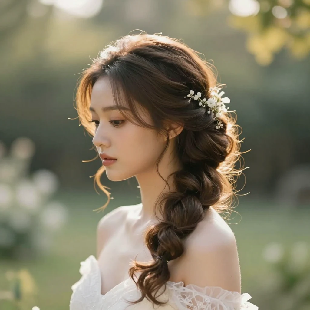 15. Side Swept Bun