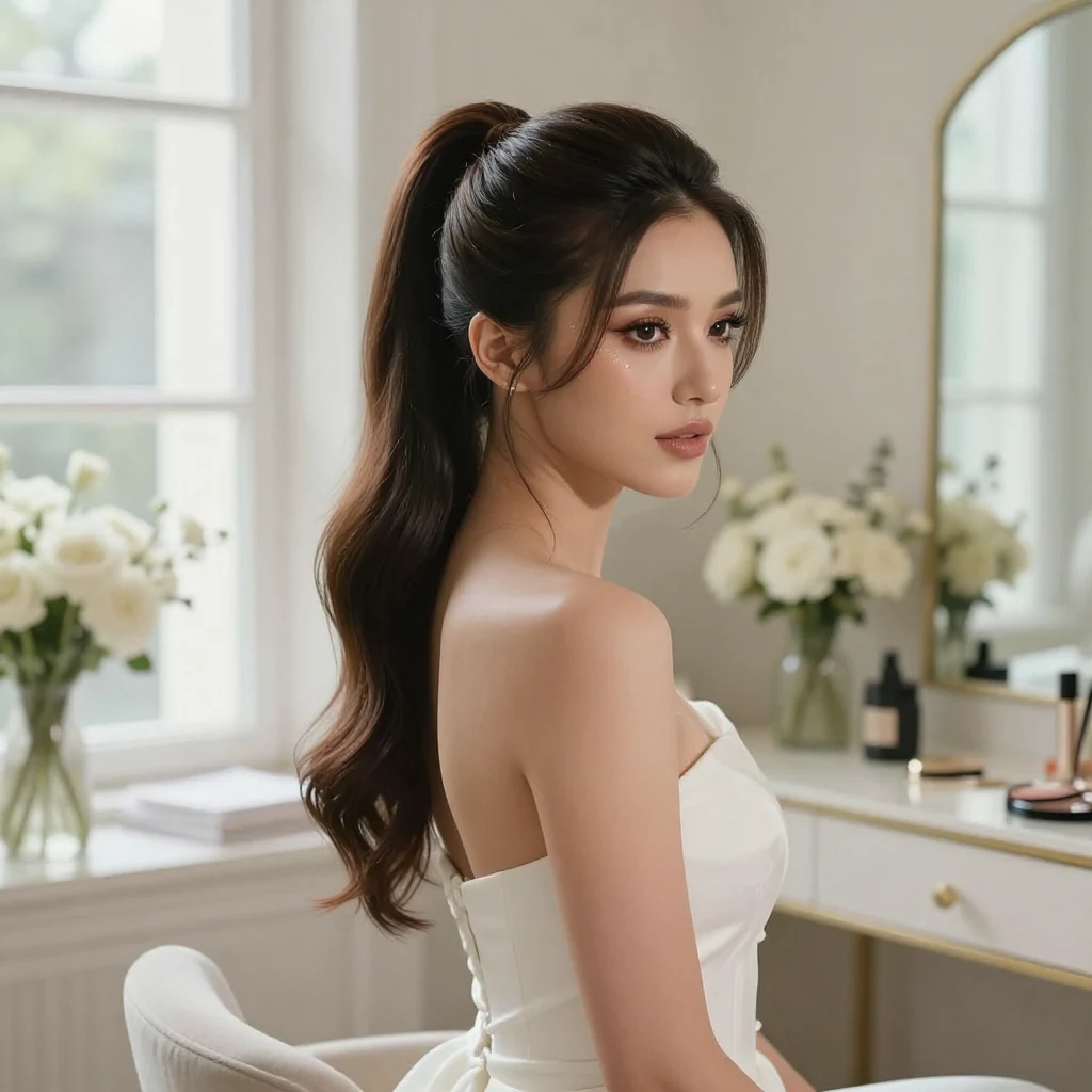 15. Super Sleek Ponytail