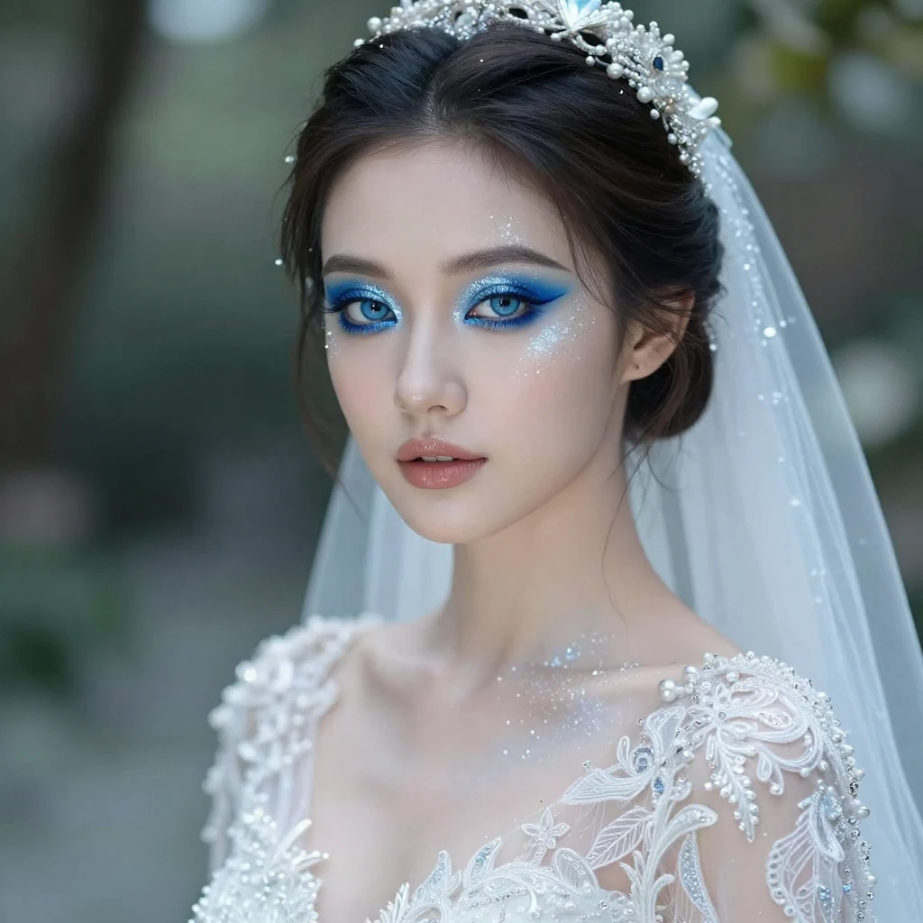 16. Ethereal Blue and Silver
