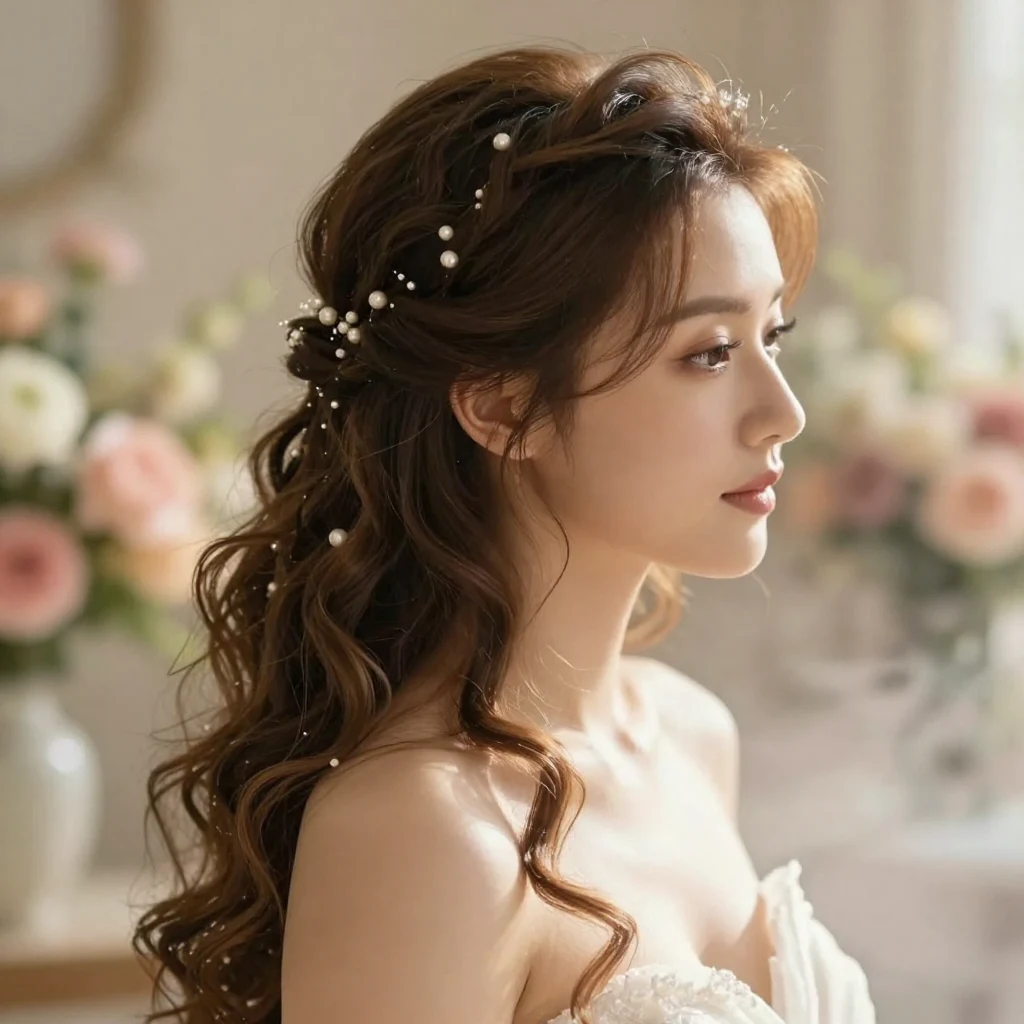 16. Pinned Back Curls
