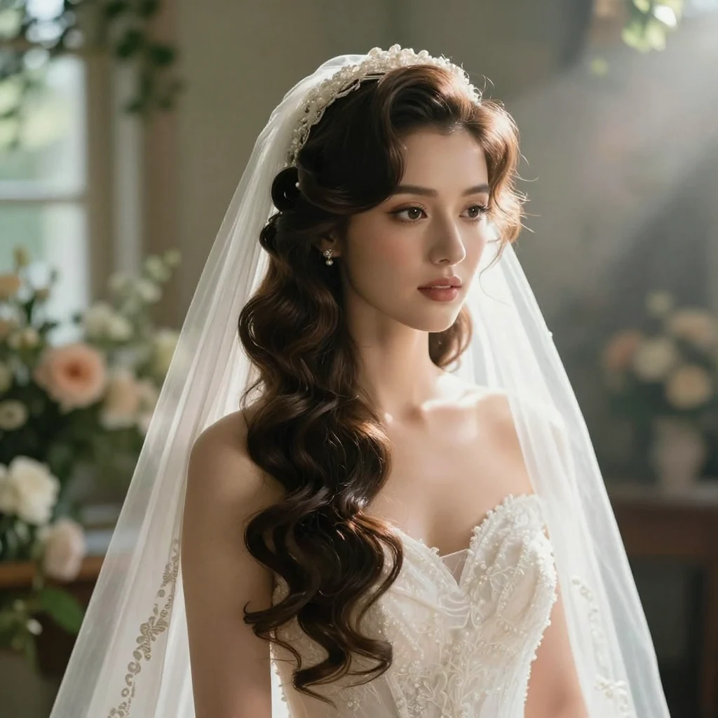 17. Vintage Twist with Veil