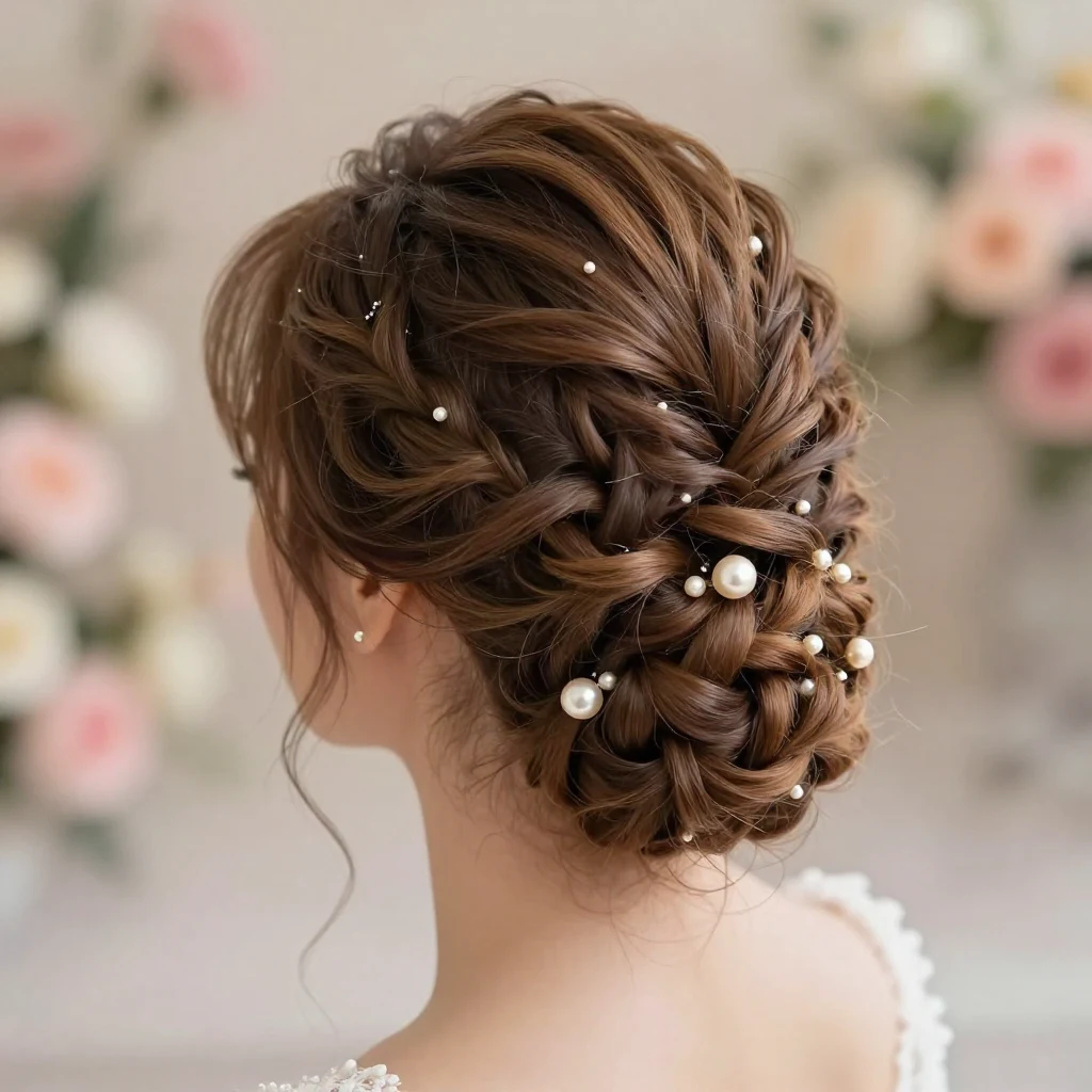 18. Textured Updo