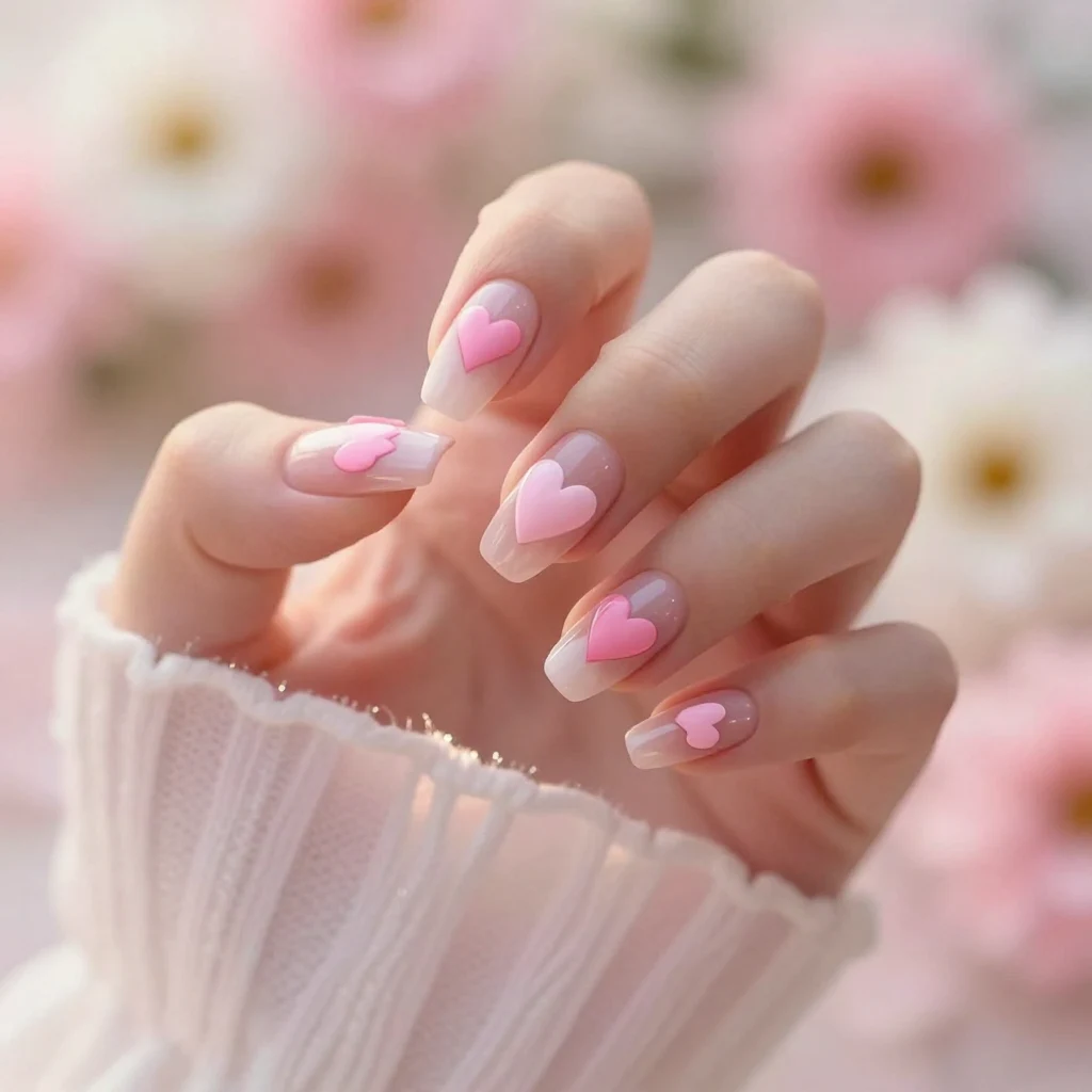 19. Heartfelt Nail Art