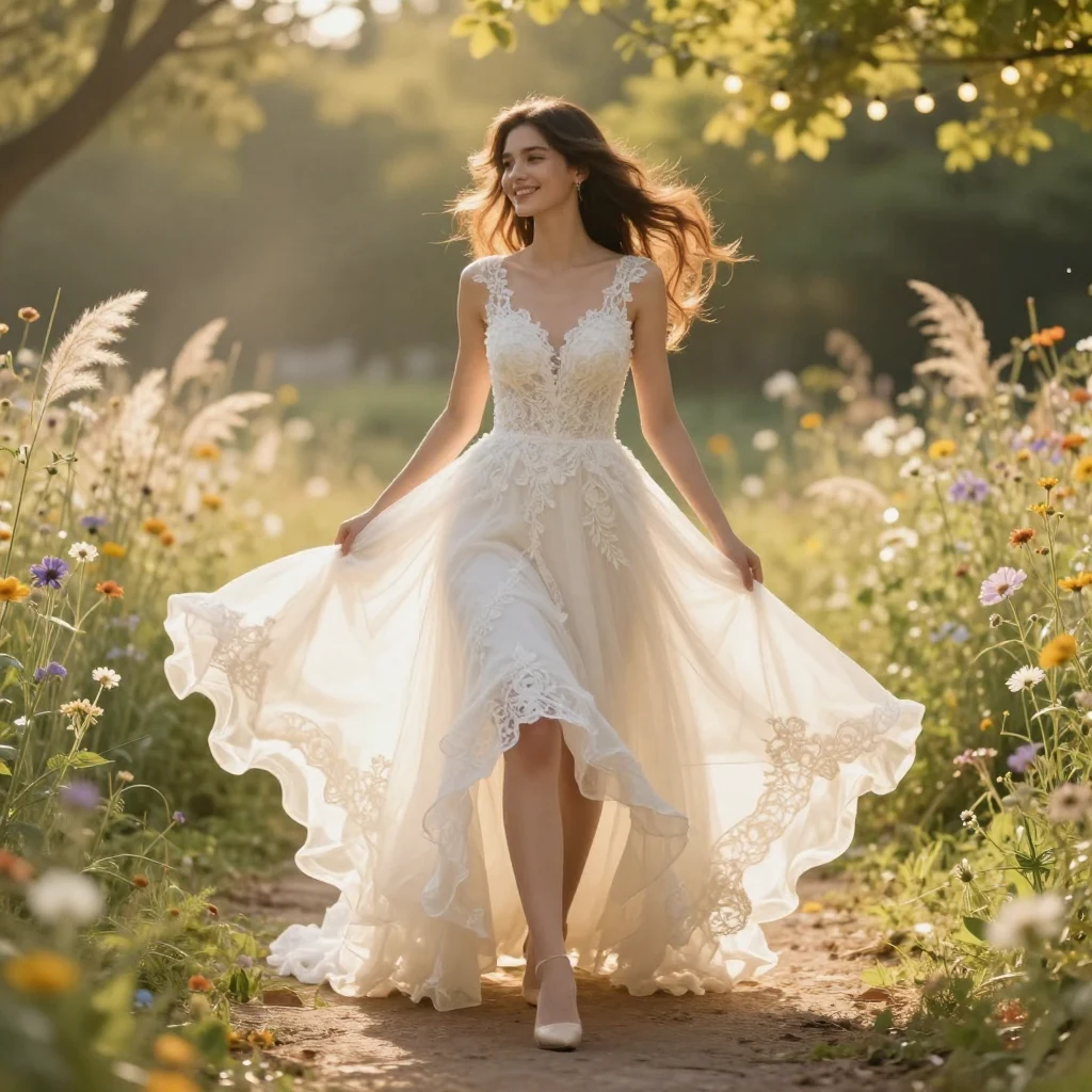 19. High-Low Hem Dress