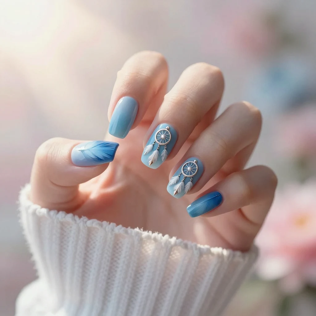 20. Blue Dream Catchers