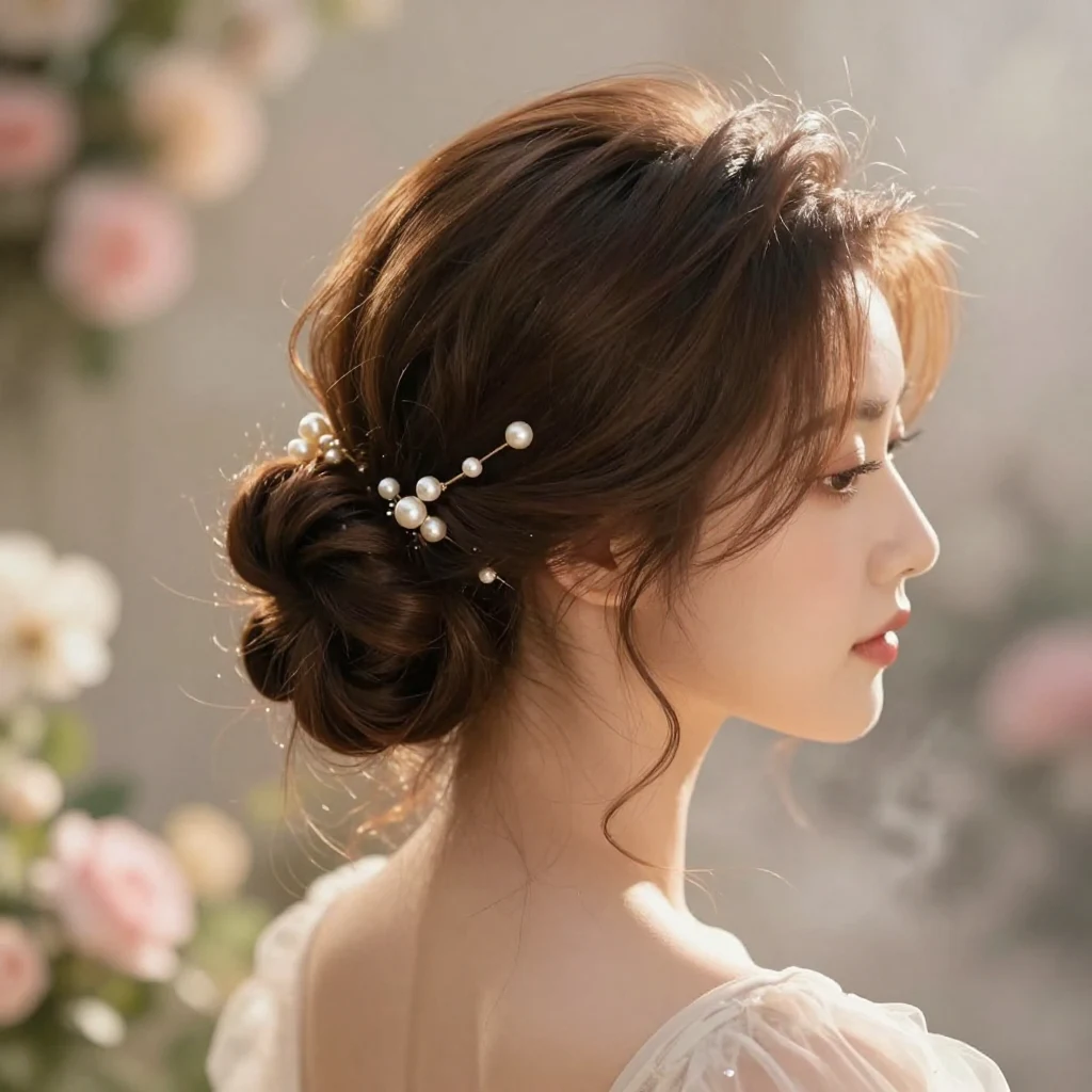 20. Elegant Side Knot