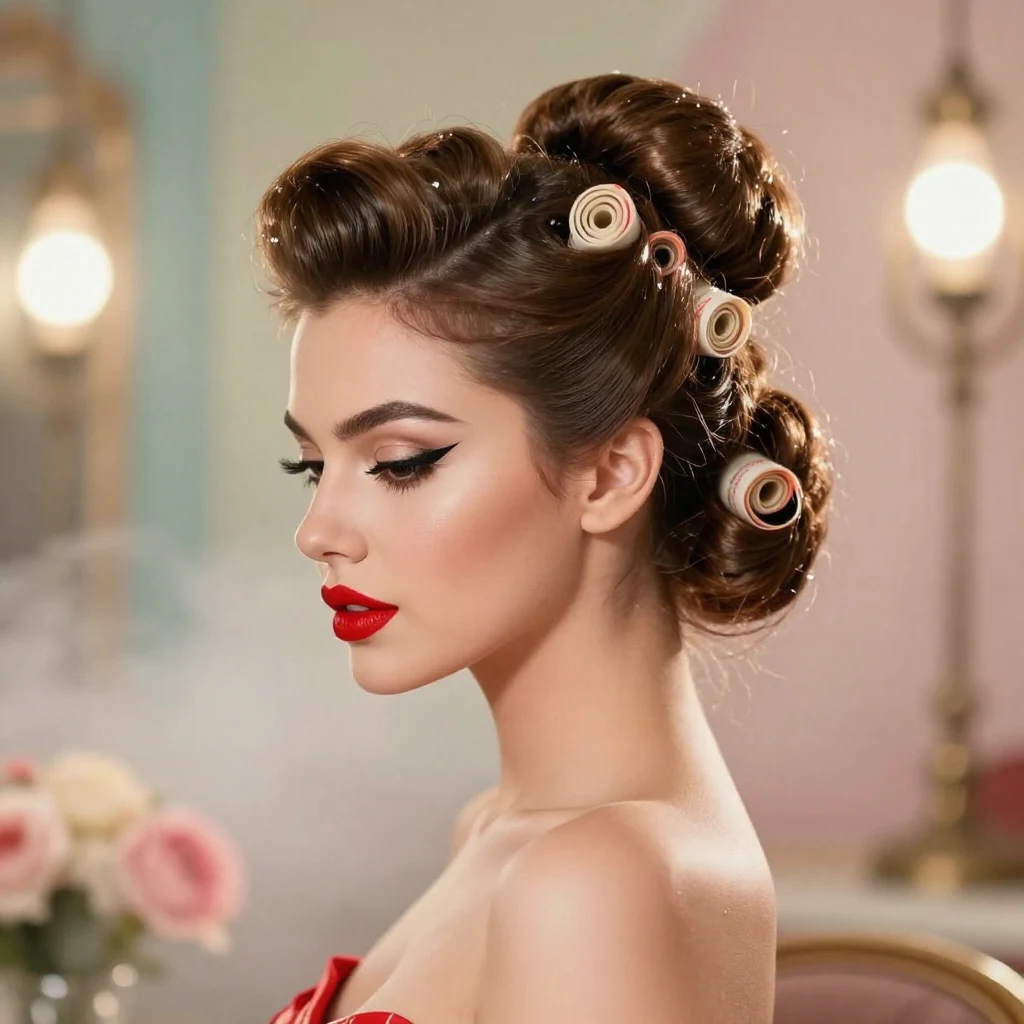20. Pin-Up Style Bun