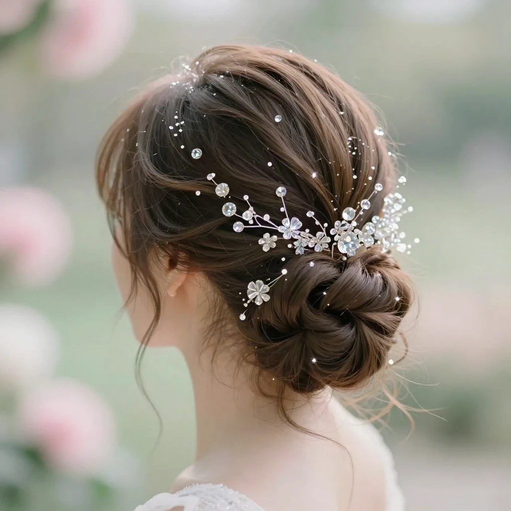 21. Crystal-Studded Bun