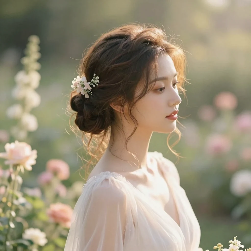 23. Loose Romantic Bun