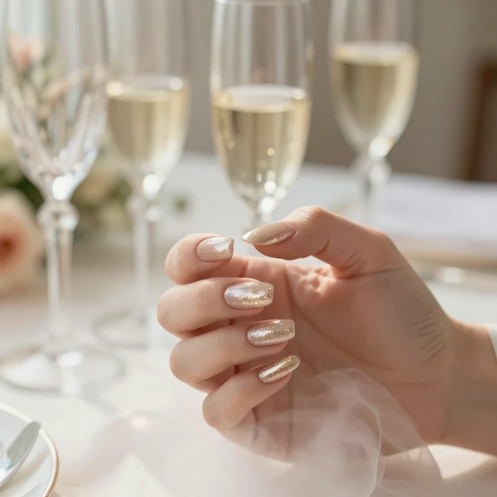 23. Shimmering Champagne