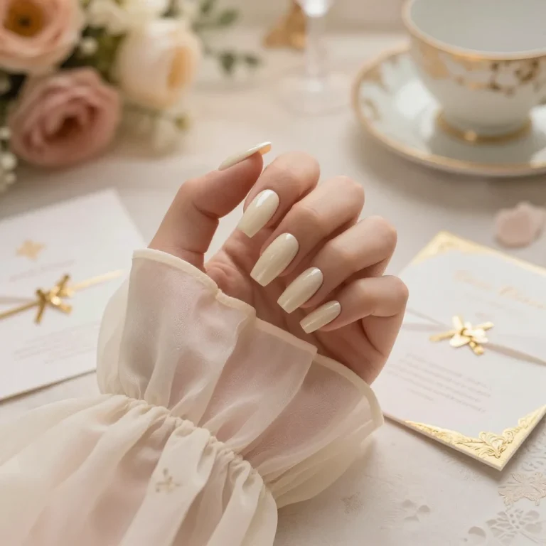 Neutral bridesmaid nails for every wedding