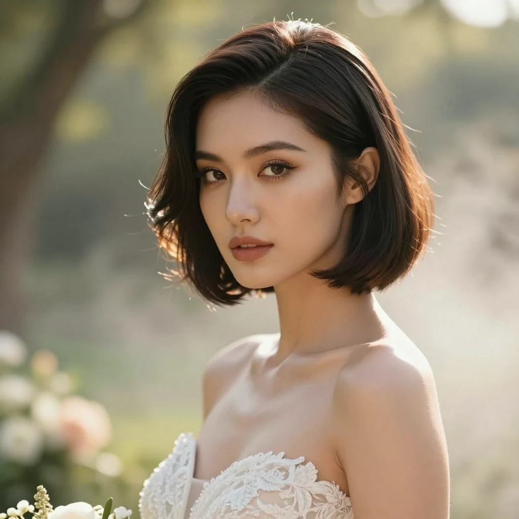 25. Chic Sleek Lob
