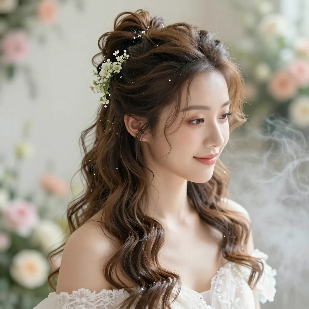 25. Elegant Messy Bun