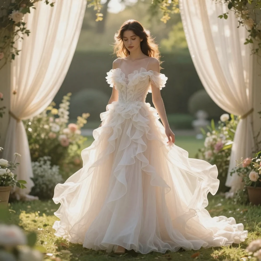 25. Simple Ruffled Dress