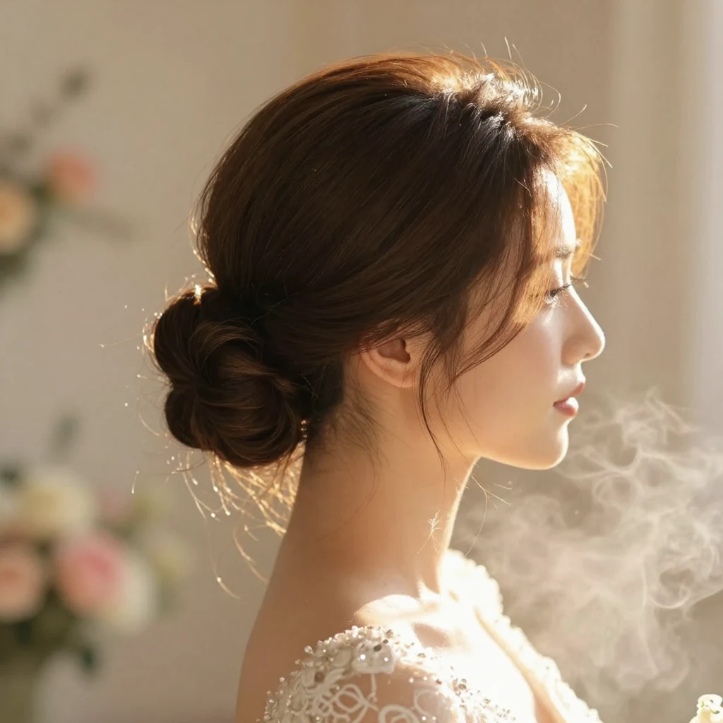 28. Elegant Tucked Bun
