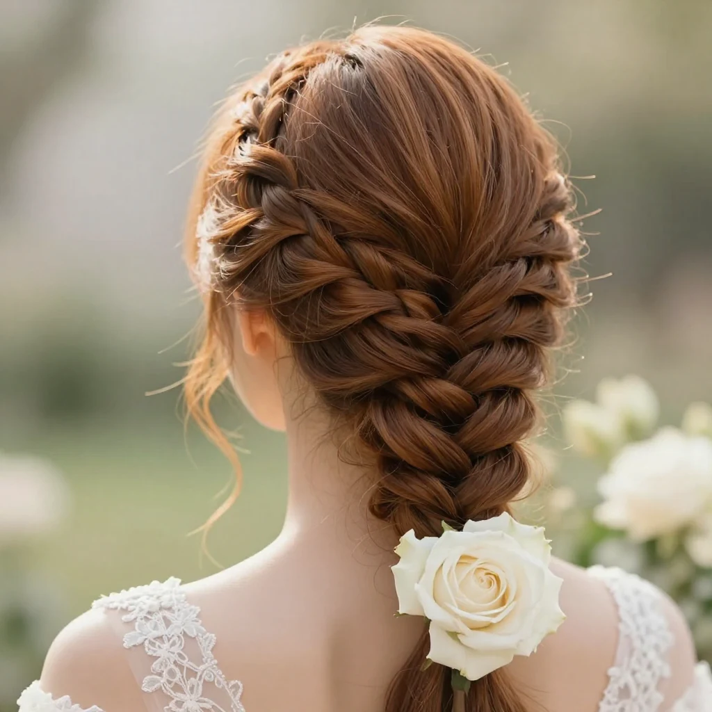 3. Braided Updo