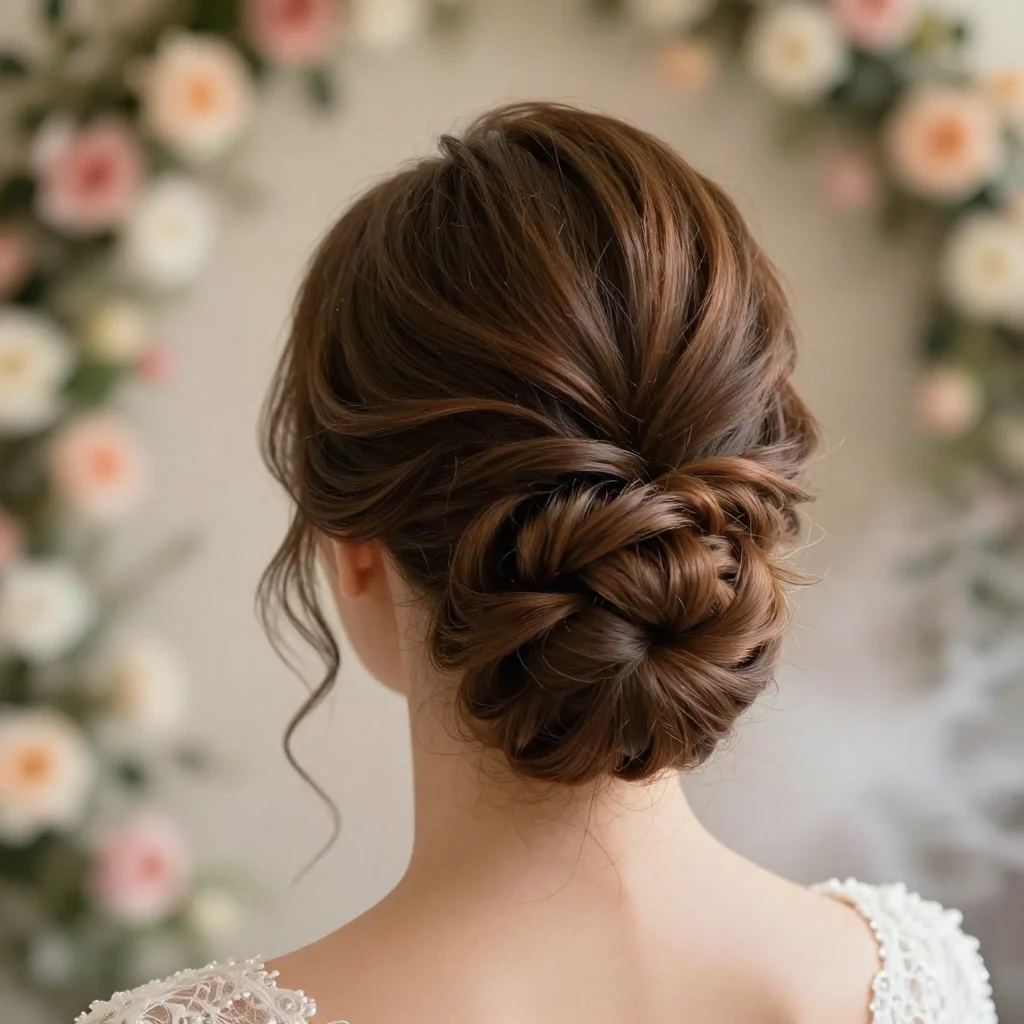 3. Classic Chignon with Volume