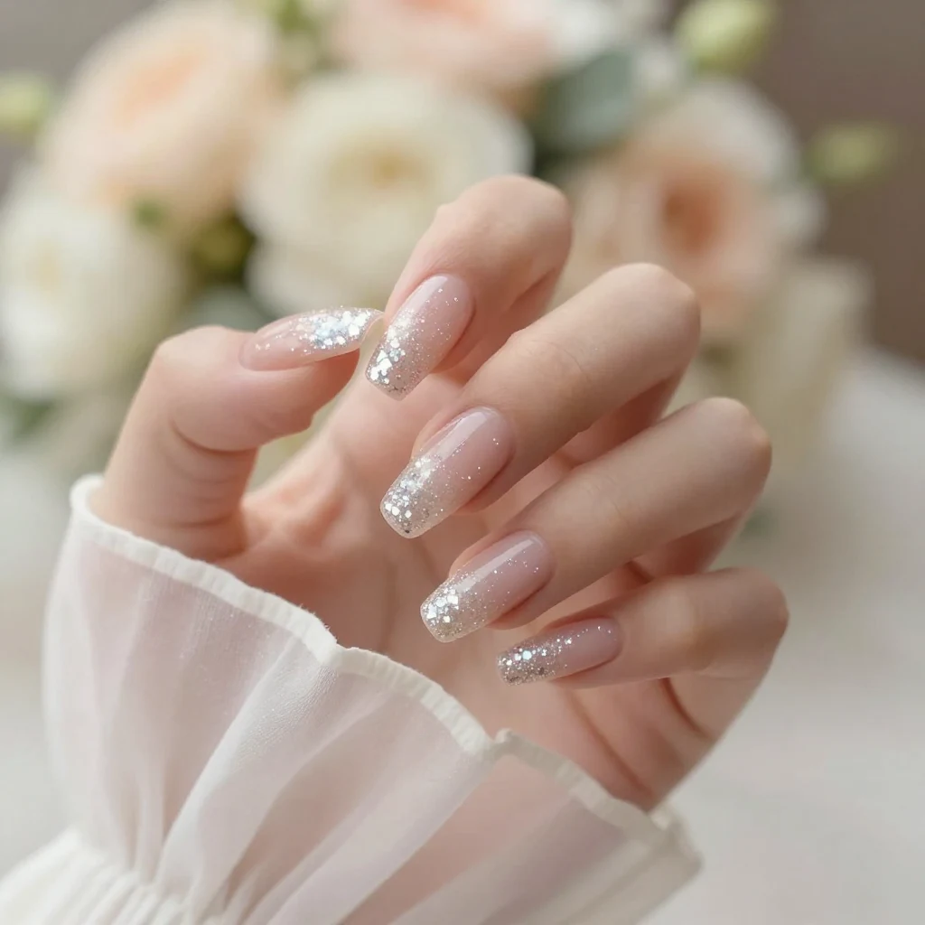 4. Glitter Ombre