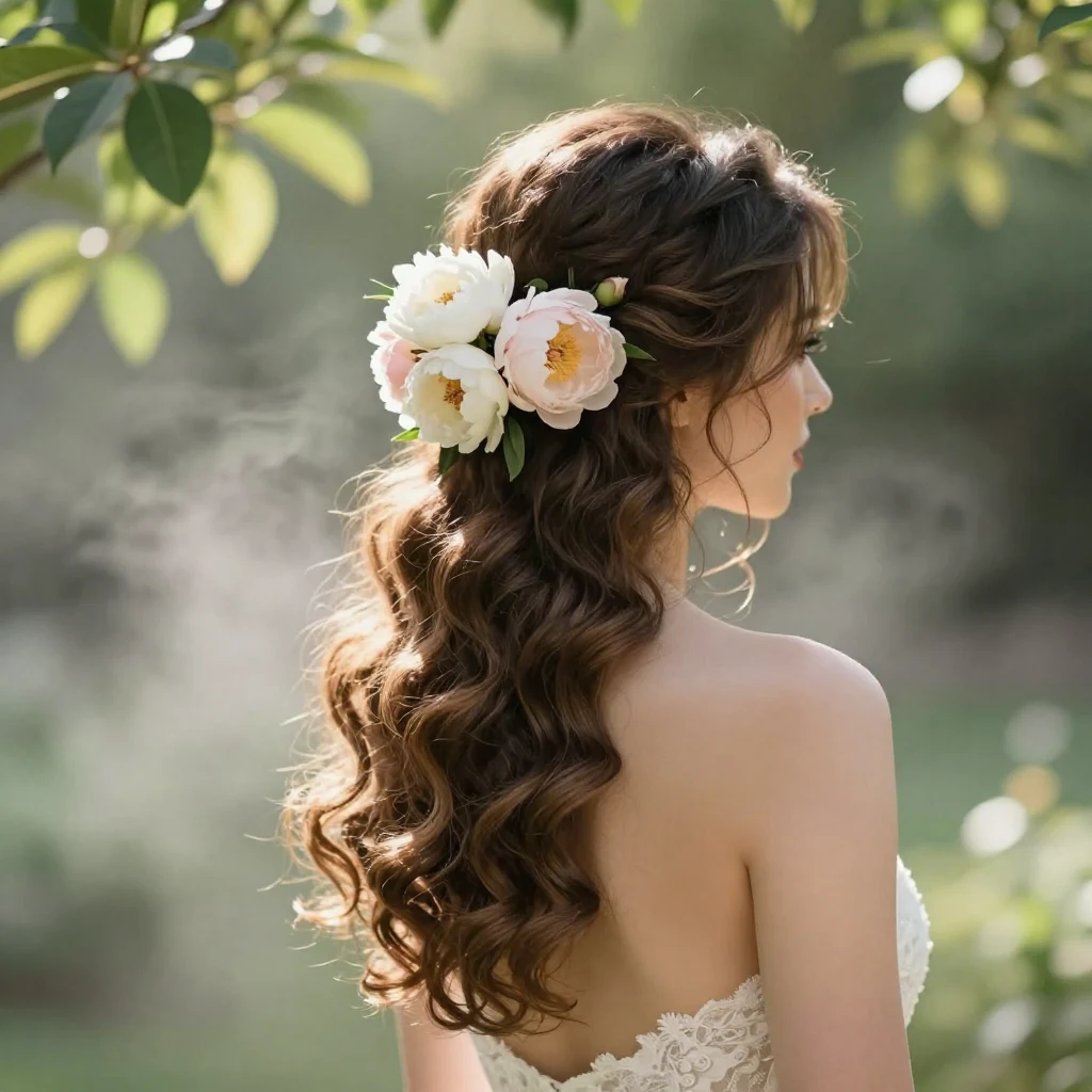 4. Romantic Half-Up Half-Down