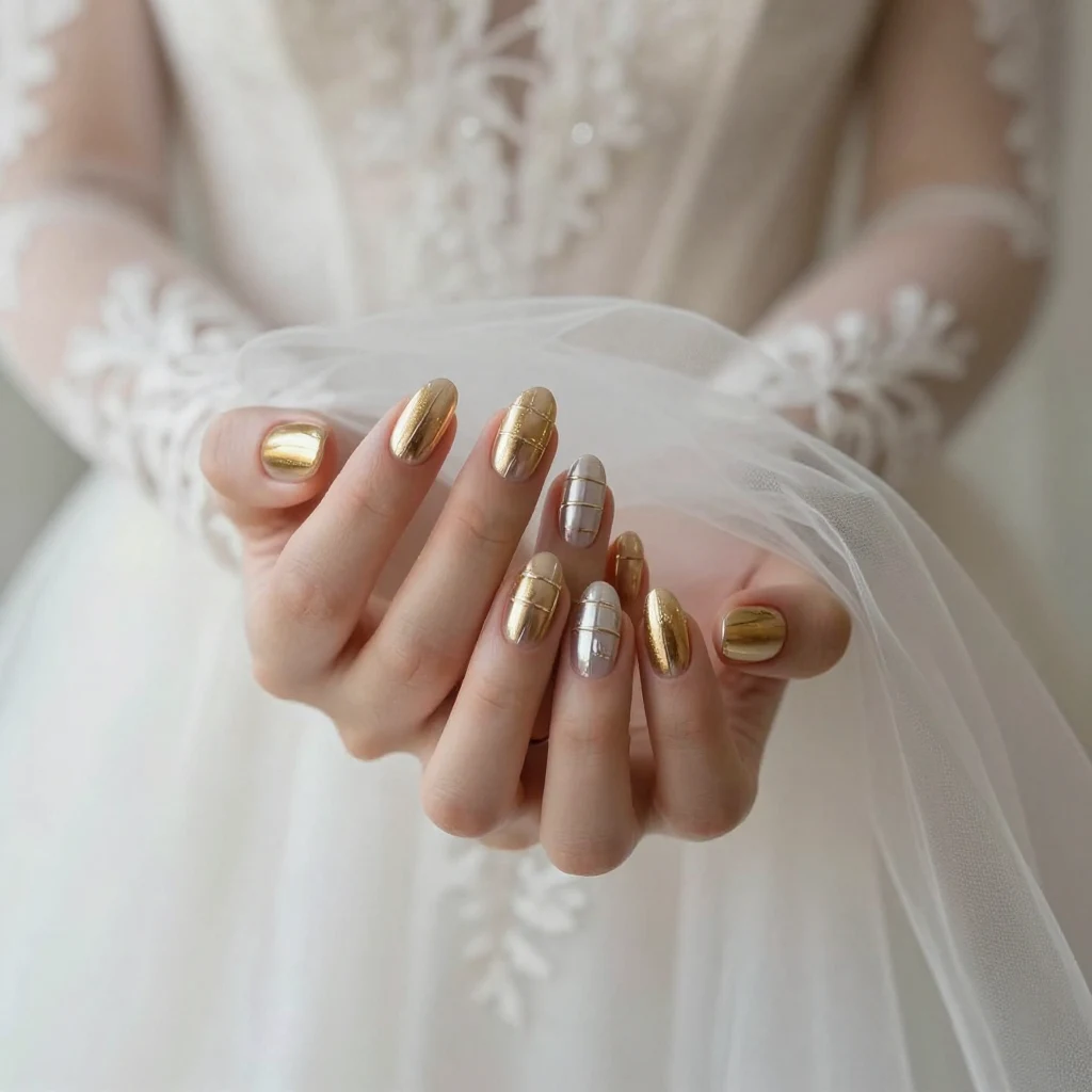 6. Metallic Accents