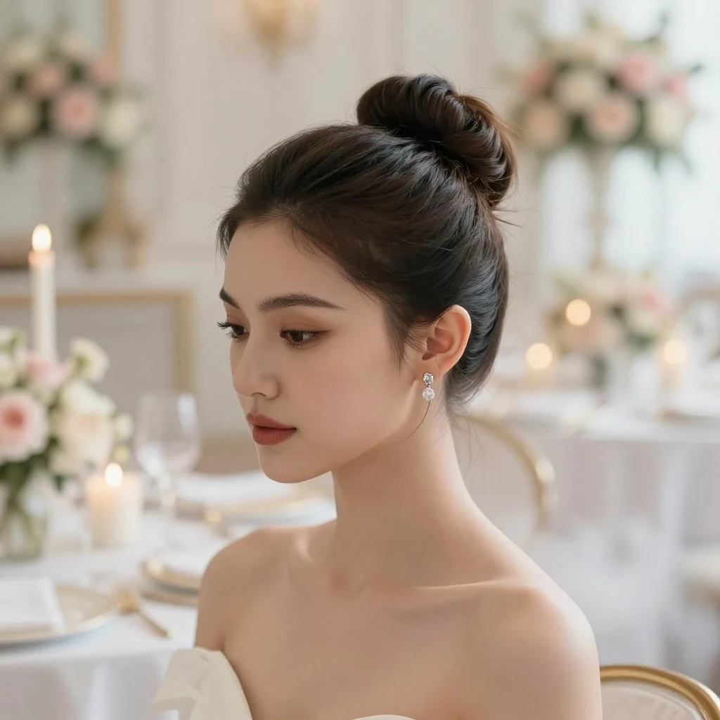 6. Sleek High Bun