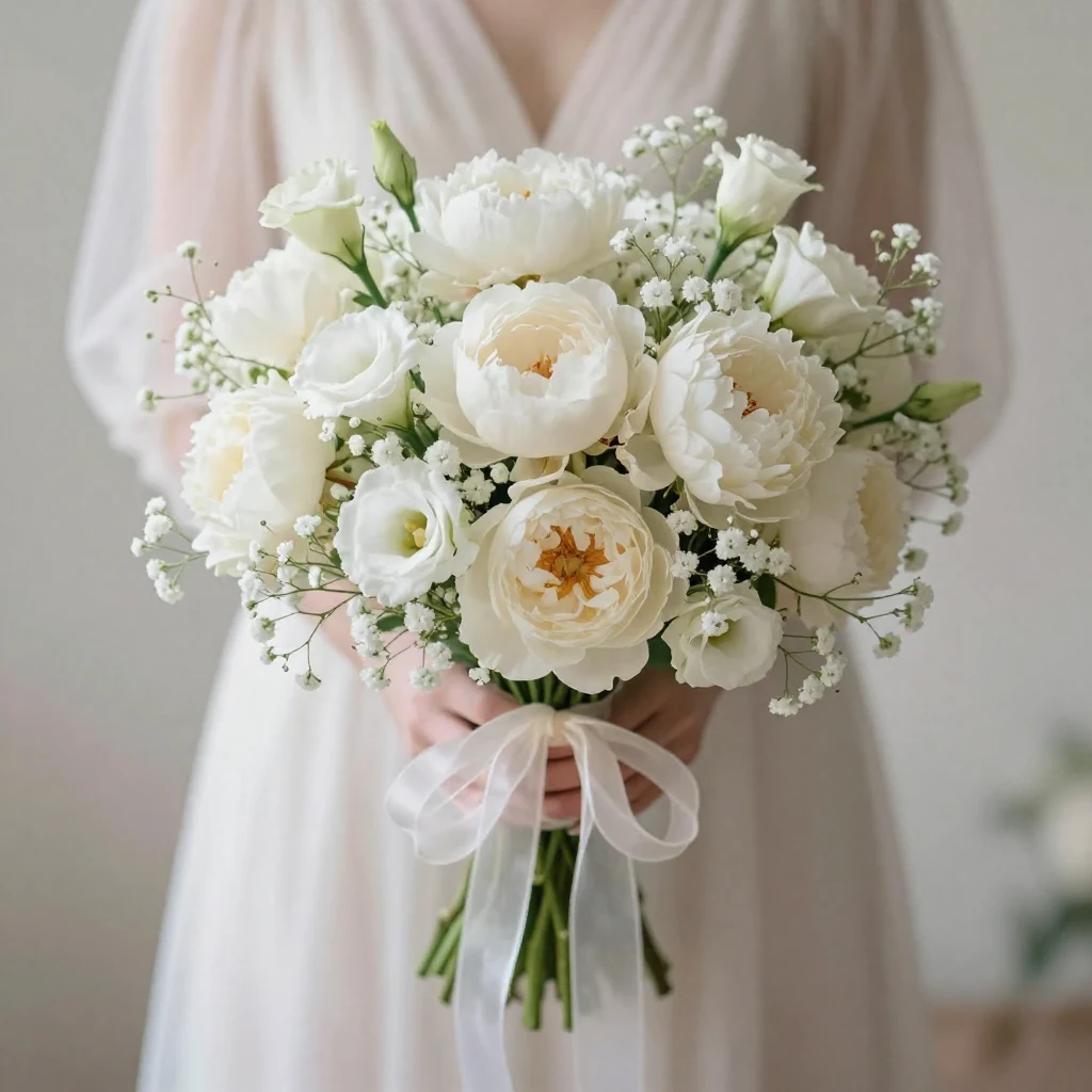 6. Soft Baby's Breath Accent Bouquet
