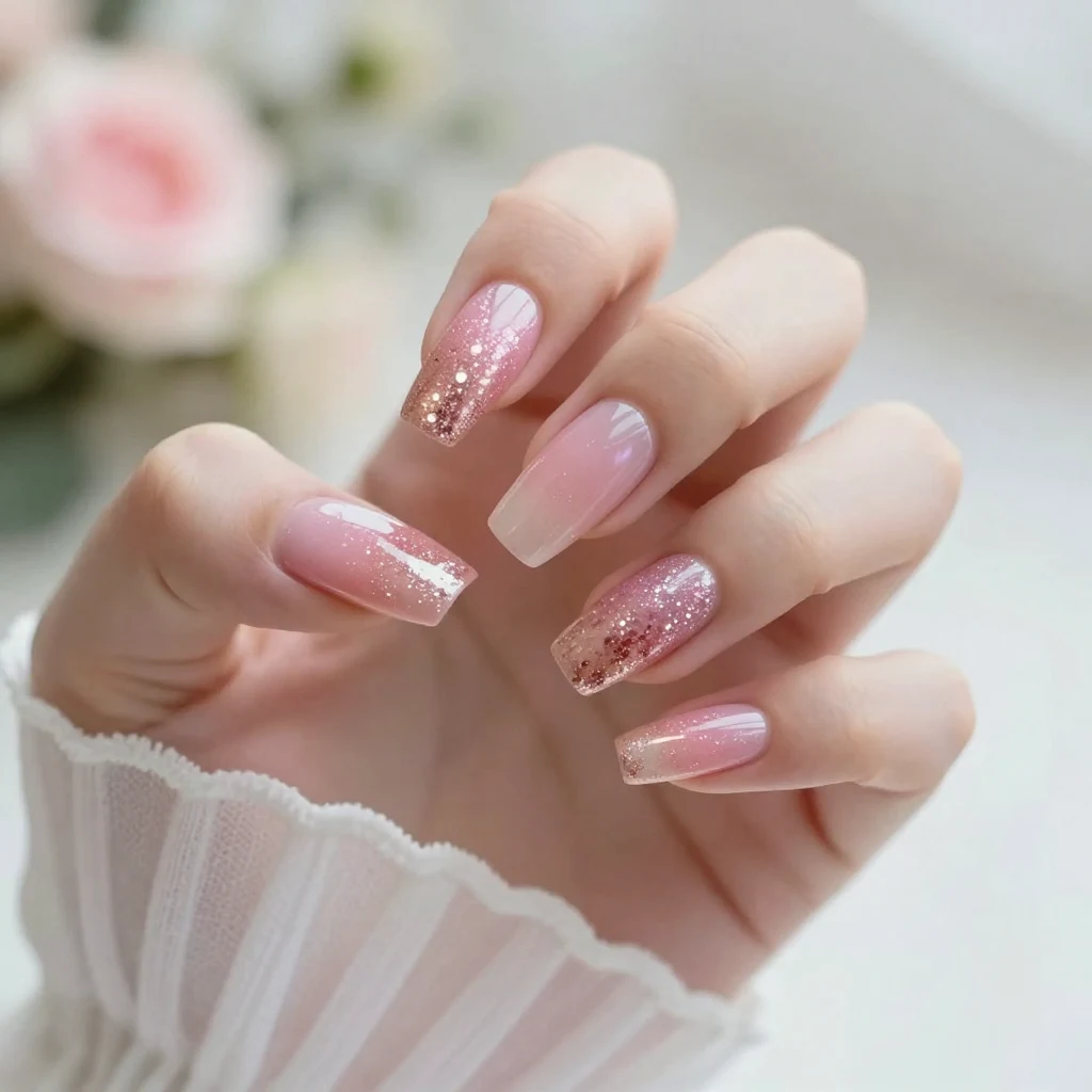 7. Glitter Ombré