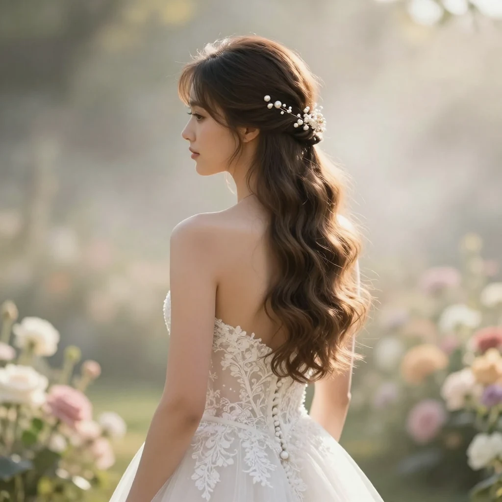 7. Low Messy Ponytail